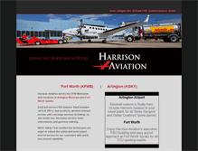 Tablet Screenshot of harrisonaviation.com